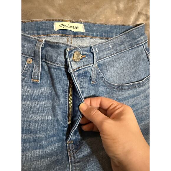 Madewell Cali Demi-Boot Jeans in Timpson Wash Size 27 Petite Y2K Mid Rise - Picture 6 of 11